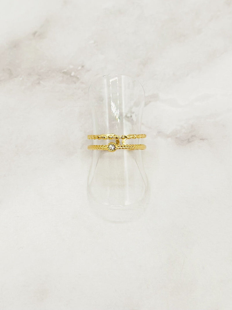 RING "TWIST & SPARKLE" - Anmolino
