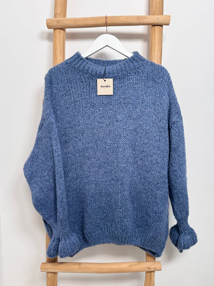 Ruffle Knit Pullover - Anmolino