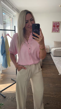 Seidenbluse Kurzarm Tini - Anmolino