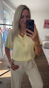 Seidenbluse Kurzarm Tini - Anmolino