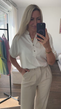 Seidenbluse Kurzarm Tini - Anmolino