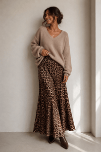 Silky Flow Maxi Skirt - Anmolino