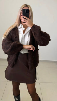 Soft Dot Cozy Cardigan - Anmolino