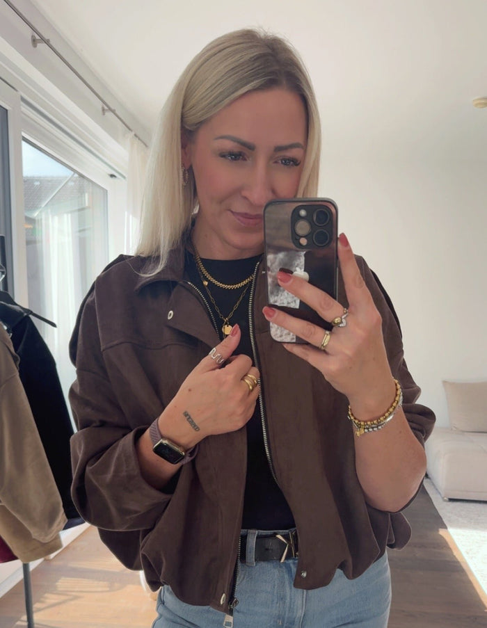 Soft Touch Bomberjacke - Anmolino