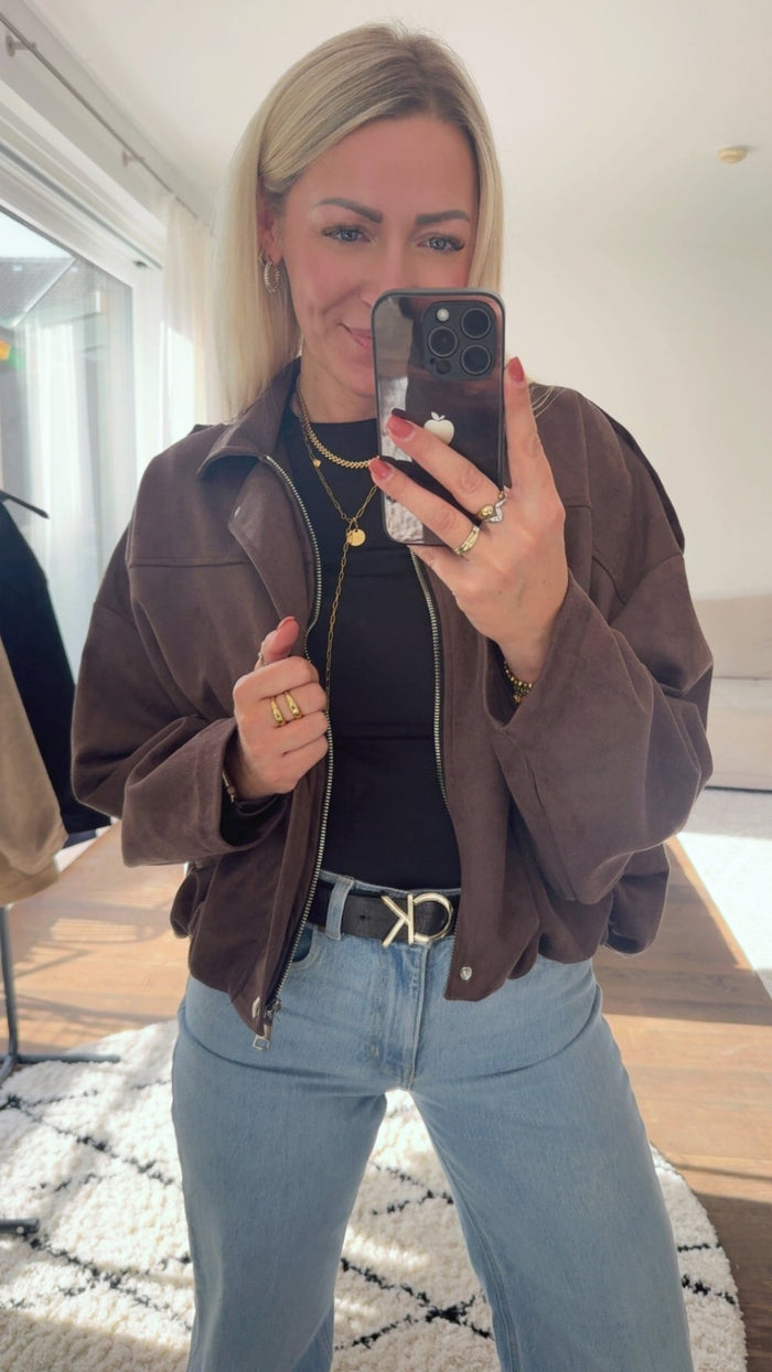 Soft Touch Bomberjacke - Anmolino