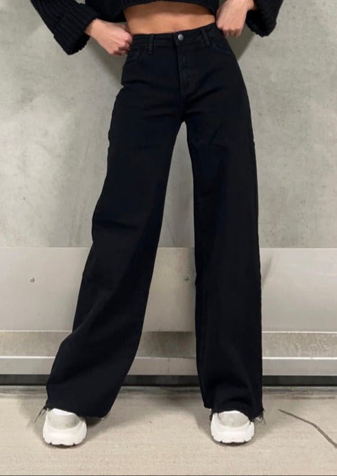 STRETCH JEANS MIT FRANSEN - Anmolino