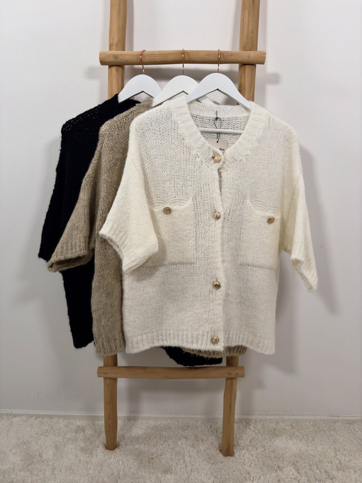 STRICK - CARDIGAN KURZARM MAYA - Anmolino