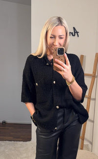 STRICK - CARDIGAN KURZARM MAYA - Anmolino