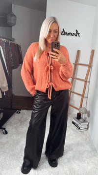 STRICK - CARDIGAN SCHLEIFE LIANA - Anmolino