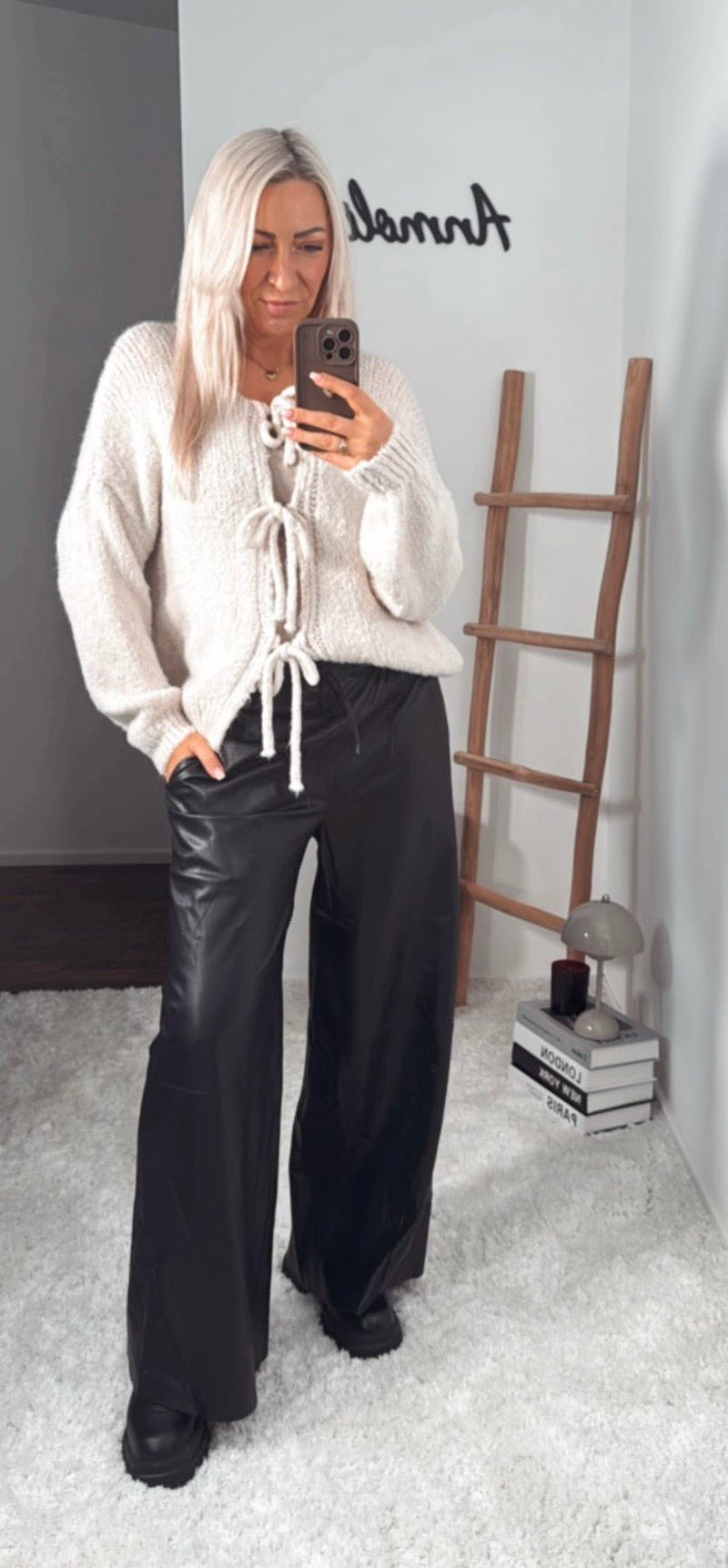 STRICK - CARDIGAN SCHLEIFE LIANA - Anmolino