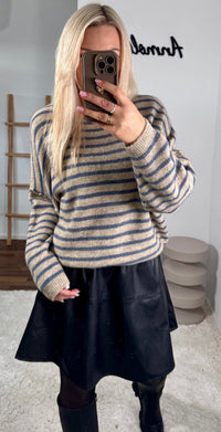 STRICKPULLOVER STREIFEN - Anmolino