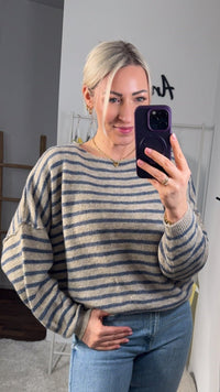 STRICKPULLOVER STREIFEN - Anmolino