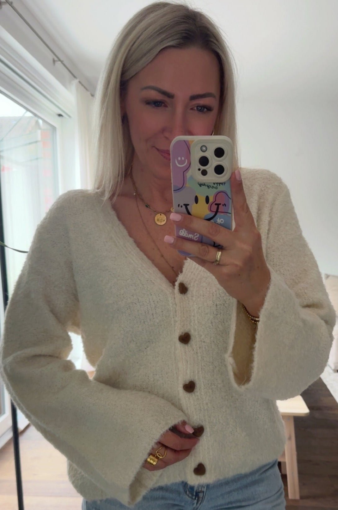 Sweetheart Cozy Cardigan - Anmolino