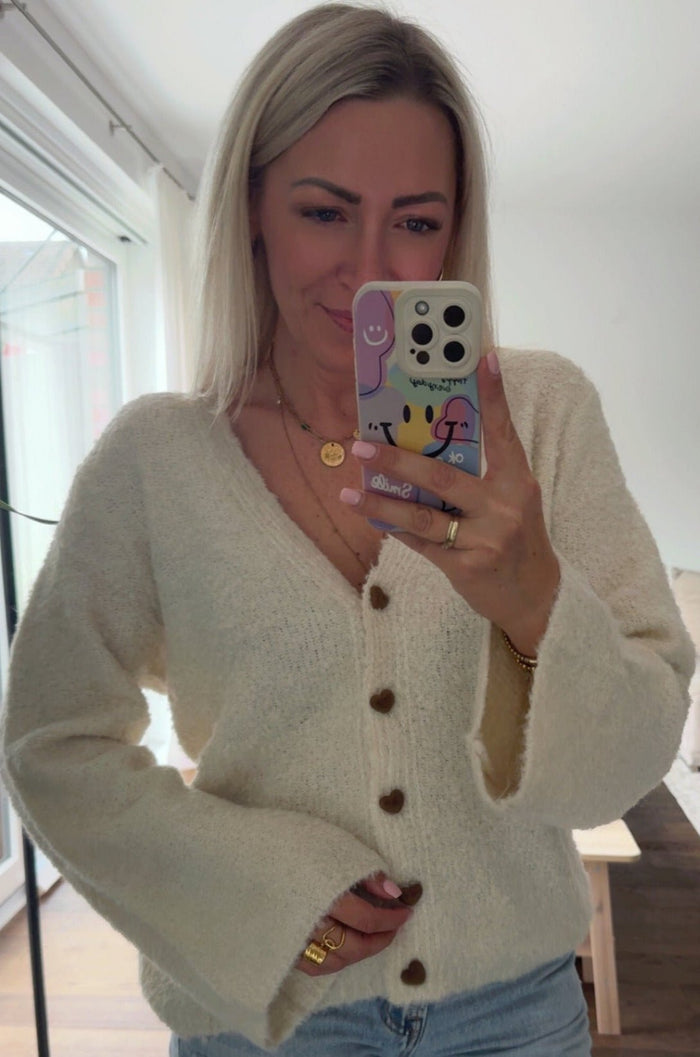 Sweetheart Cozy Cardigan - Anmolino