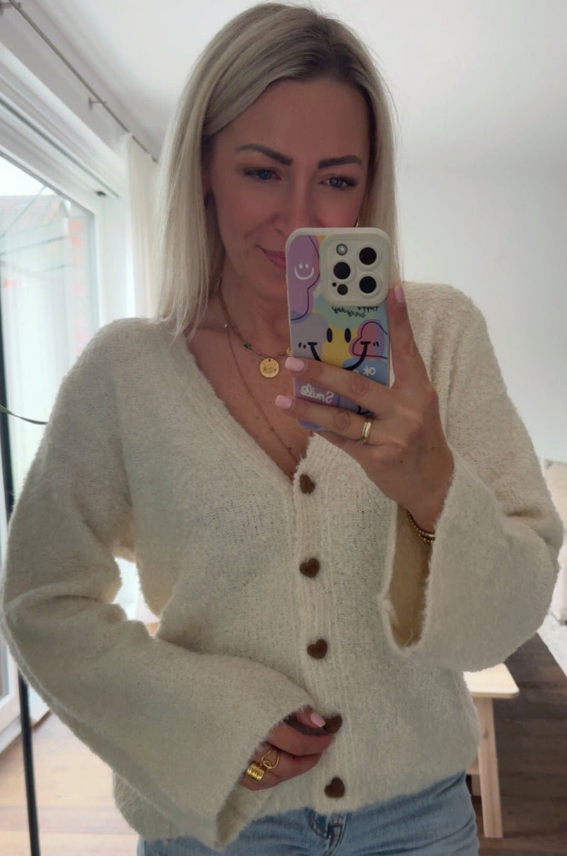 Sweetheart Cozy Cardigan - Anmolino
