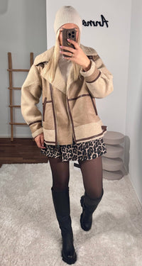 TEDDY - LEDERJACKE - Anmolino