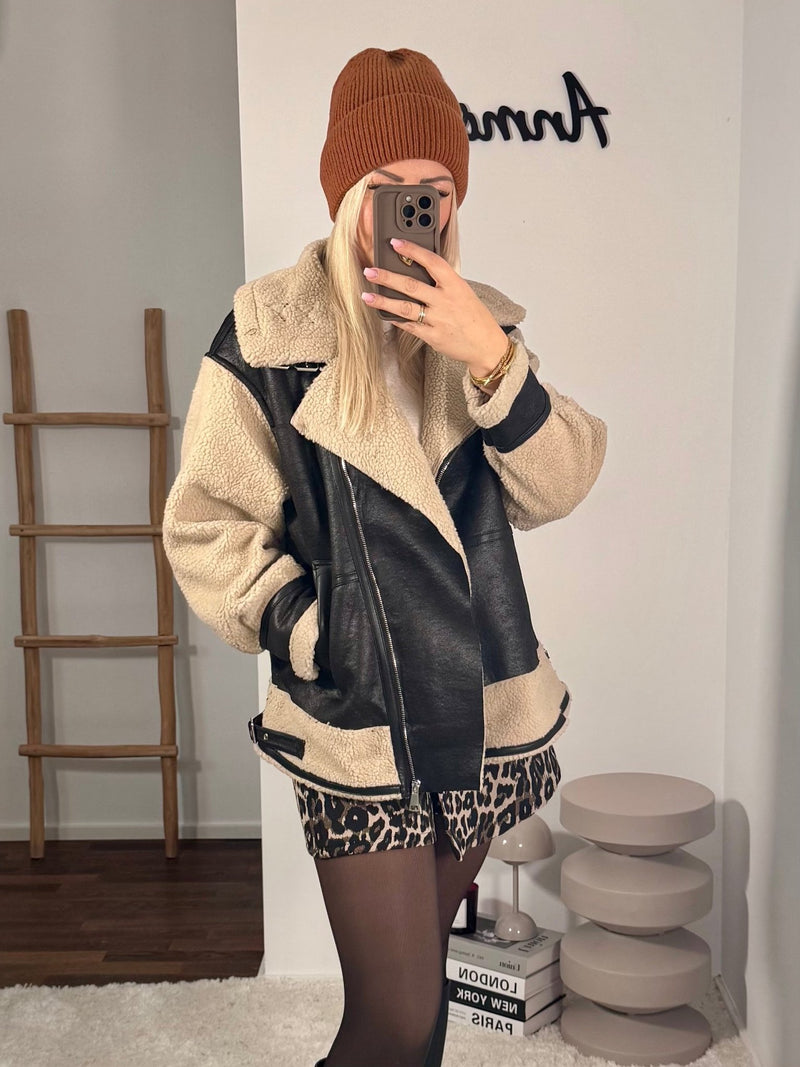 TEDDY - LEDERJACKE - Anmolino