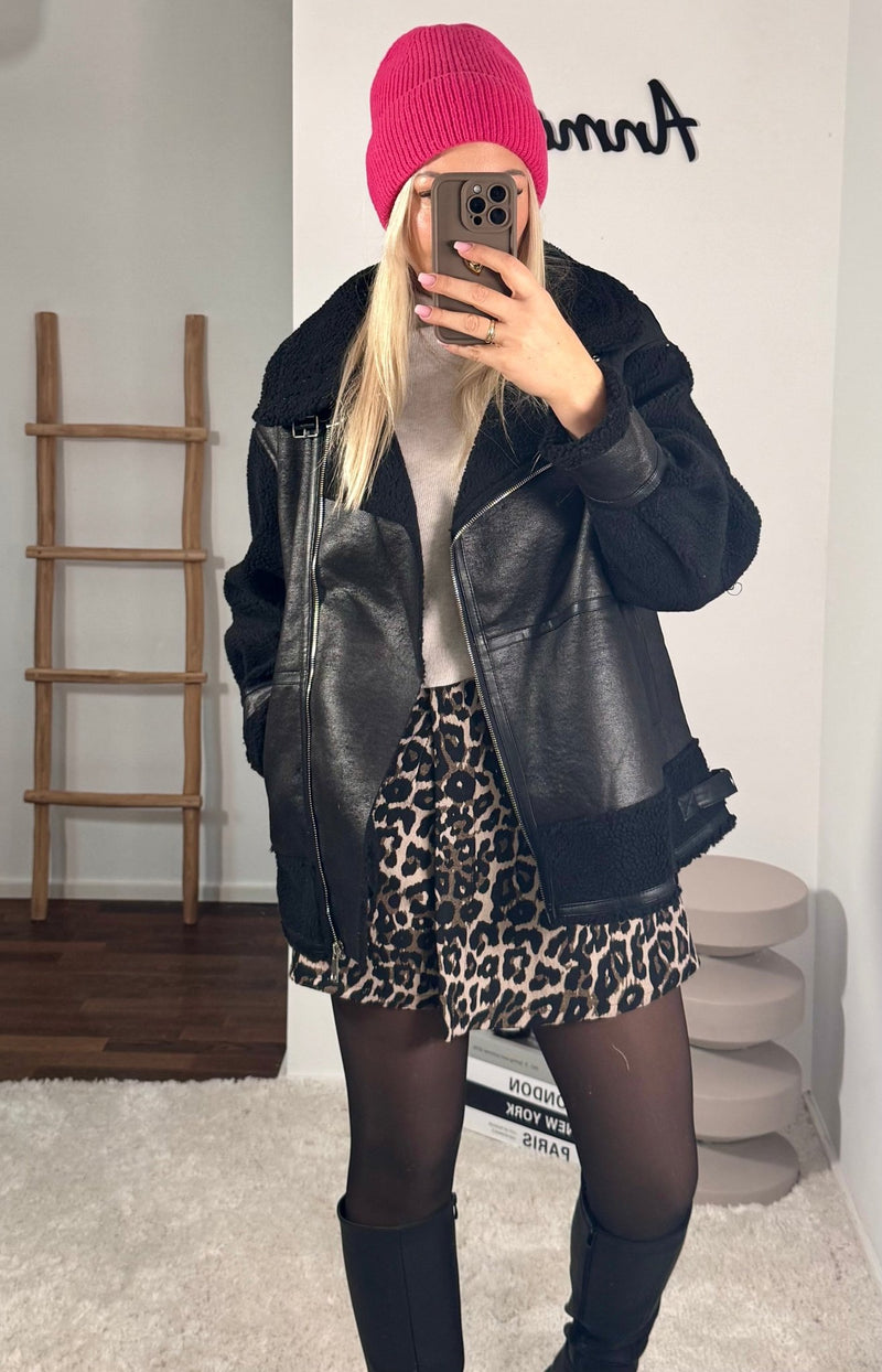 TEDDY - LEDERJACKE - Anmolino