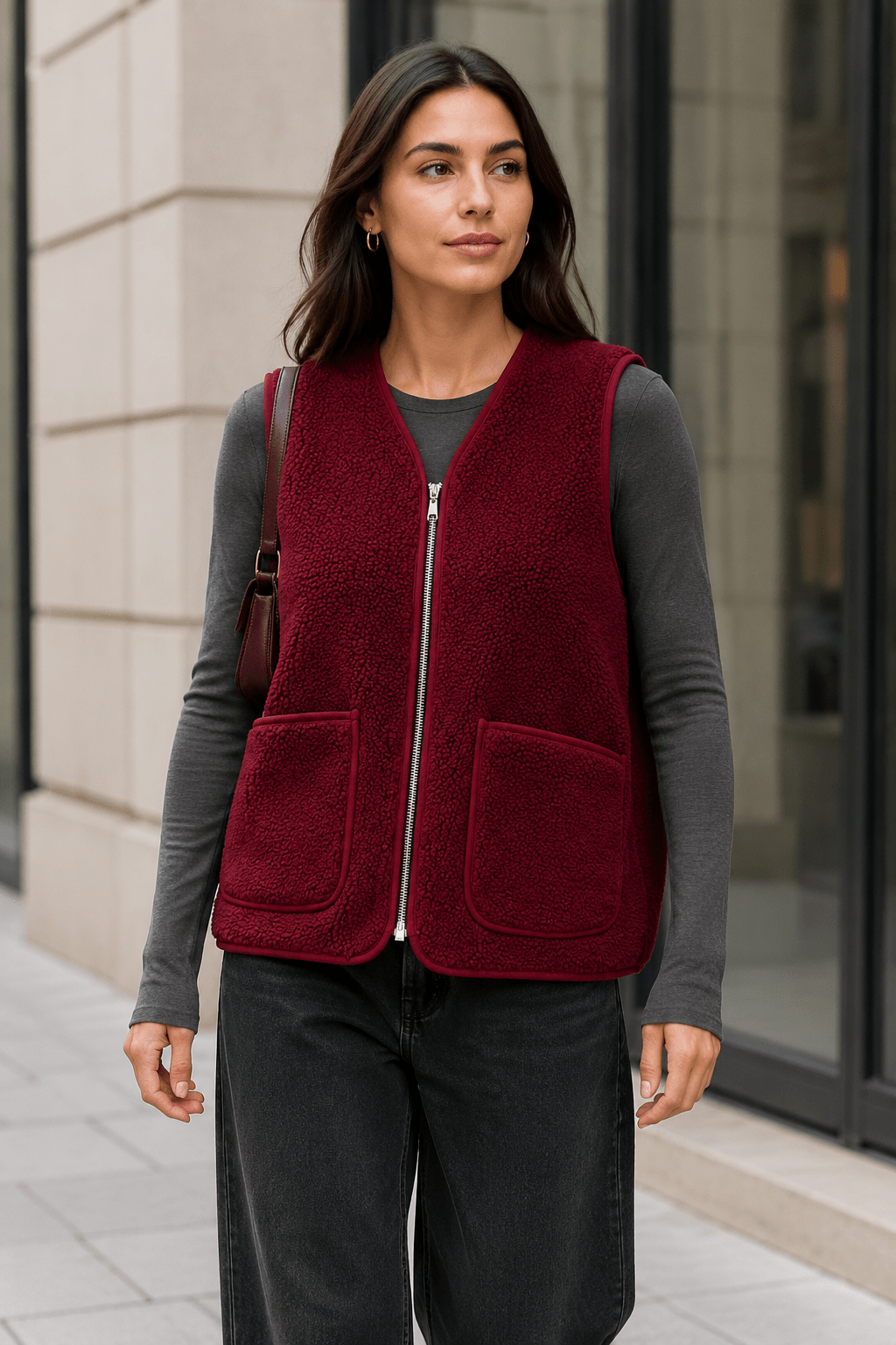 Teddy Zip Vest - Anmolino