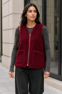 Teddy Zip Vest - Anmolino