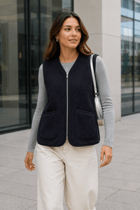 Teddy Zip Vest - Anmolino