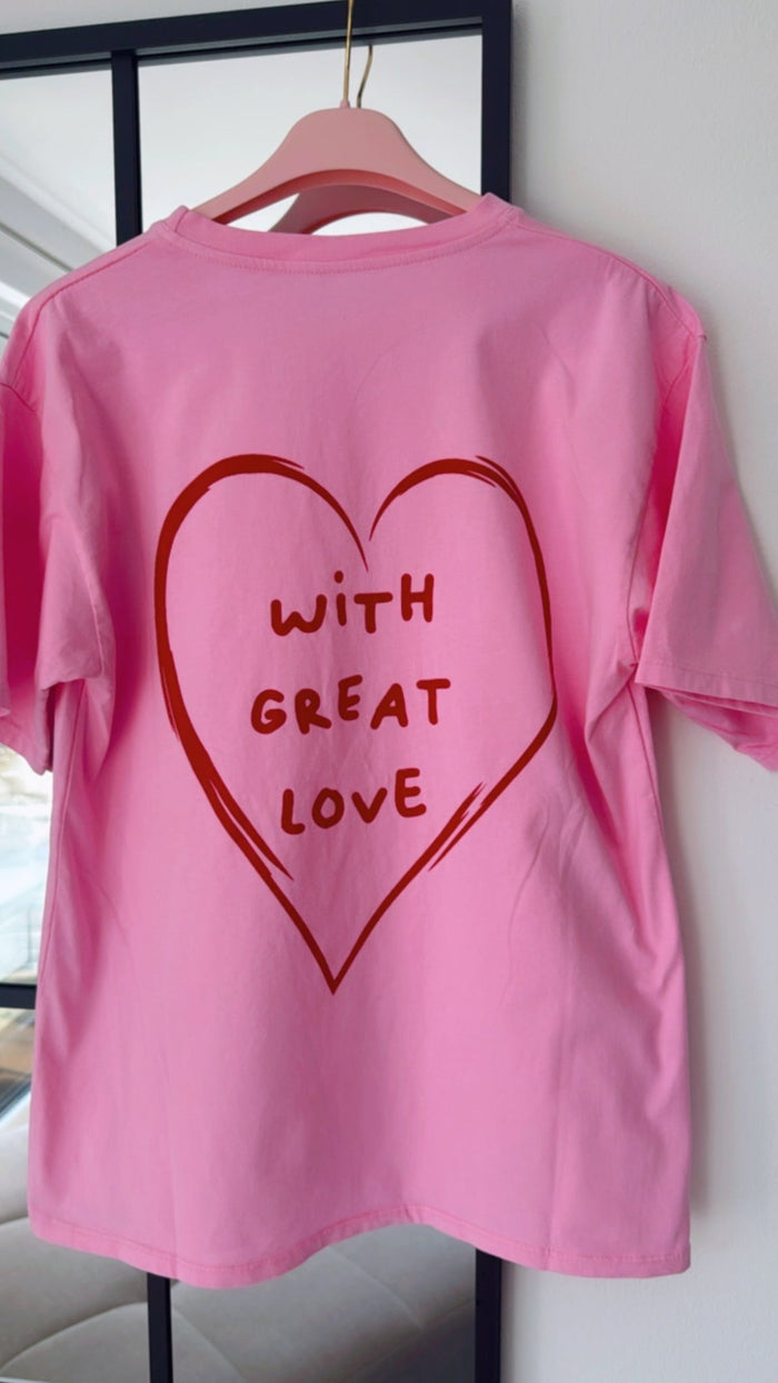 TSHIRT GREAT LOVE - Anmolino