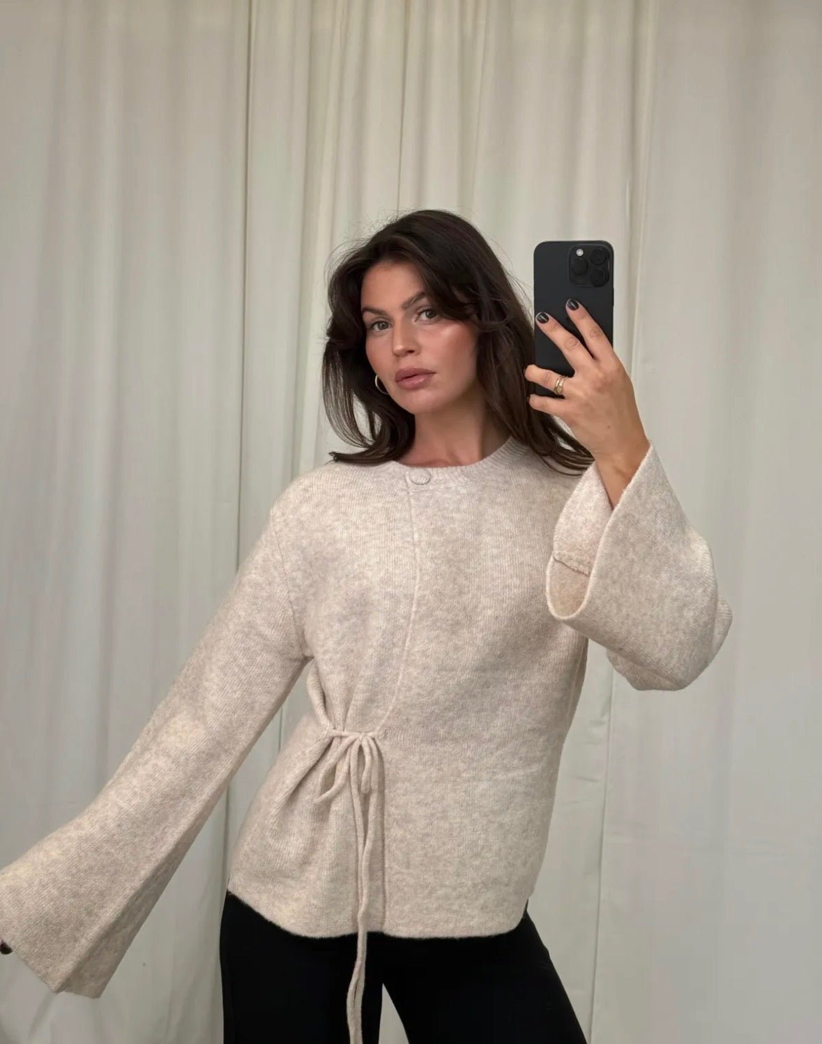 Wickelcardigan „Livia“ mit Bindeband - Anmolino
