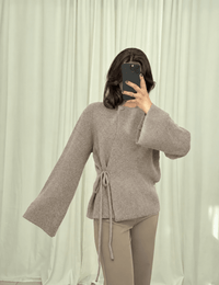 Wickelcardigan „Livia“ mit Bindeband - Anmolino